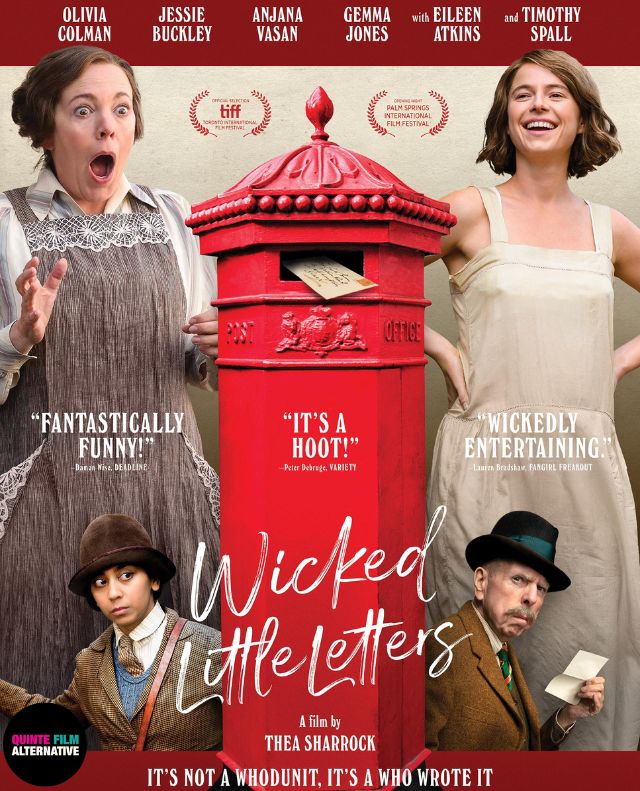 Quinte Film Alternative – Wicked Little Letters  7pm