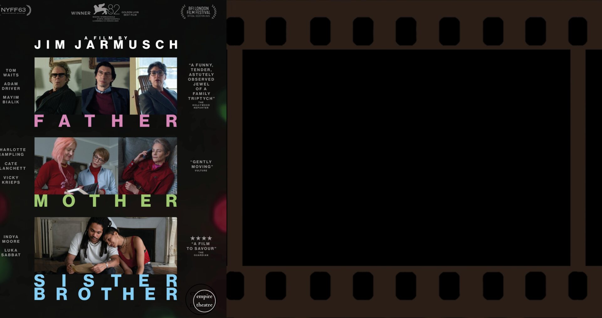 Empire Movie:  Father mother sister brother