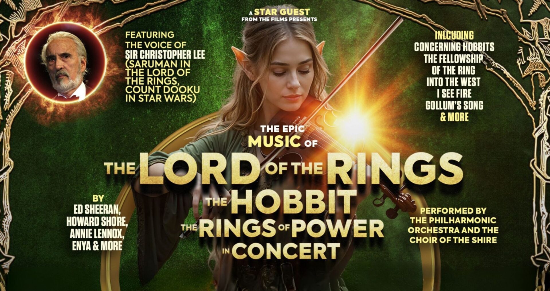 The music of lord of the rings, the hobbit and rings of power in concert