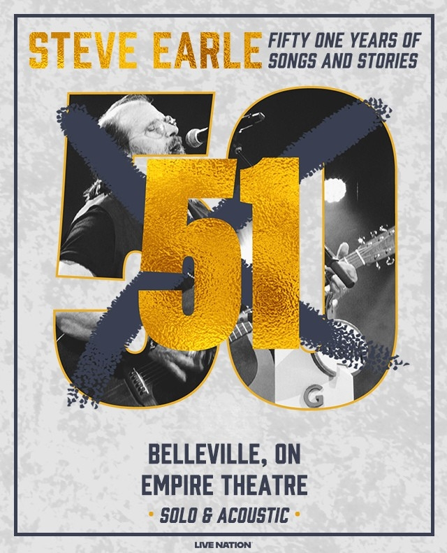 Steve Earle – 51 Years of Songs & Stories