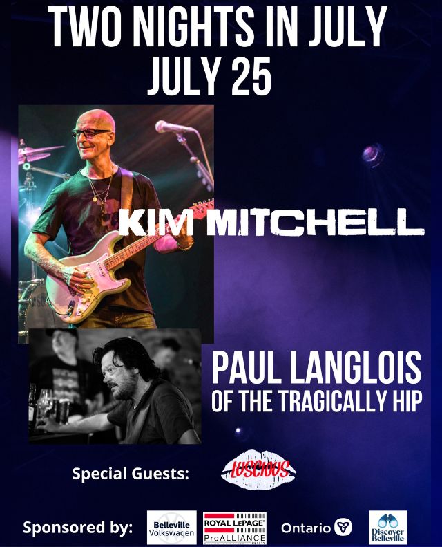 Two Nights In July: Kim Mitchell + Paul Langlois of The Tragically Hip